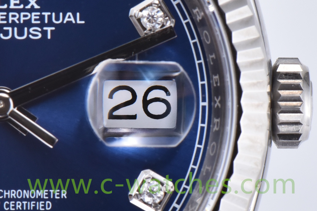 C厂Clean劳力士36mm日志型m126234-0037钻石蓝面「3235机芯」
